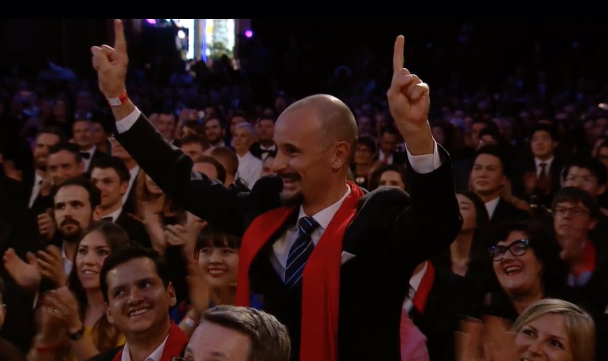 At n. 15 the one and only #EnricoCrippa #PiazzaDuomoAlba #Worlds50Best Congrats chef! #orgoglioitaliano