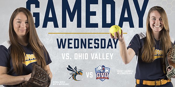 CUJackets's tweet photo. GAME DAY! @CUJacketsSB vs @OVUSOFTBALL17 / @greatmidwestac doubleheader / NOTE new start time of 1PM / LIVE STATS: https://t.co/vBPNICjpt8 https://t.co/pUudnEONMz
