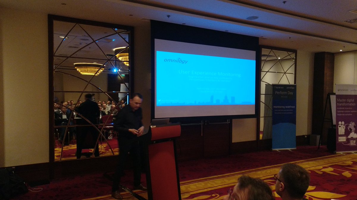 omnilogypl's tweet photo. @SlawoMichalik porusza temat #UX - Nagrywanie i analiza sesji użytkownika. Perspektywa Interfejsu i Interakcji #Performday #dynatrace https://t.co/aMu4T0zhG9