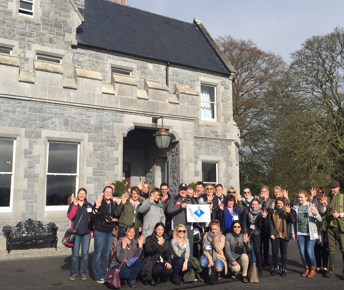 Send offs don't come better than this! Feeling revitalised after a short break at sumptuous <a href="/MountFalconEst/">Mount Falcon Hotel</a> - a flagship of @ManorHouseHtls