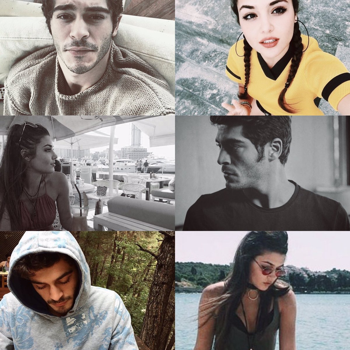 nightdeniz's tweet photo. AY-NI-LAR.😍 #BurakDeniz #HandeErçel https://t.co/Ysx0cFdlsP