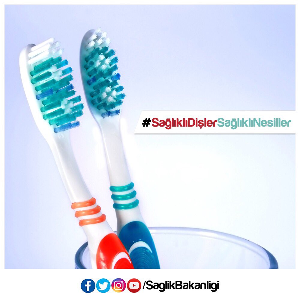 Sağlığınız için asla başkasının diş fırçasını kullanmayın. #SağlıklıDişlerSağlıklıNesiller