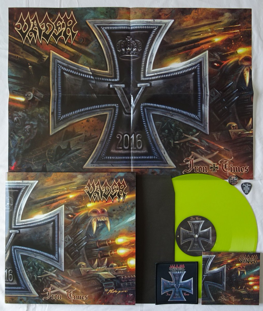 DeathMetalPL's tweet photo. VADER Iron Times Ltd LP+CD+POSTER+PATCH+BADGE+GUITAR PICKS+TAPE
https://t.co/BTBlOb6YOz
https://t.co/QdwcrHUQtC
https://t.co/8qtvElUpv8 https://t.co/mWYDoqnnpE