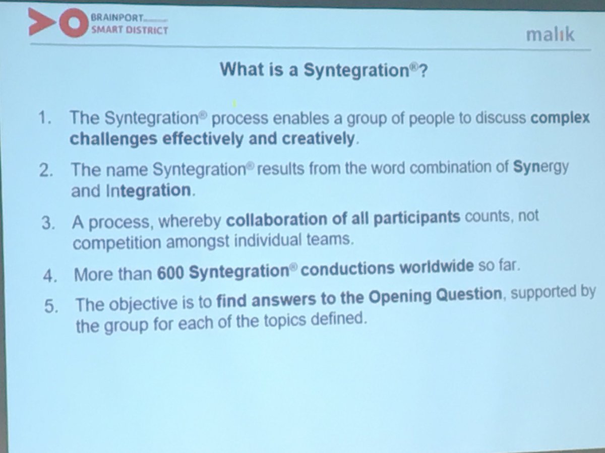 PaulSmeulders's tweet photo. Oostenrijkse Professor @FredmundMalik over zijn #Syntegration-methode (die we gebruiken voor @SmartDistrict): "It's like a symphony" #mooi https://t.co/1RF2nG0hjv