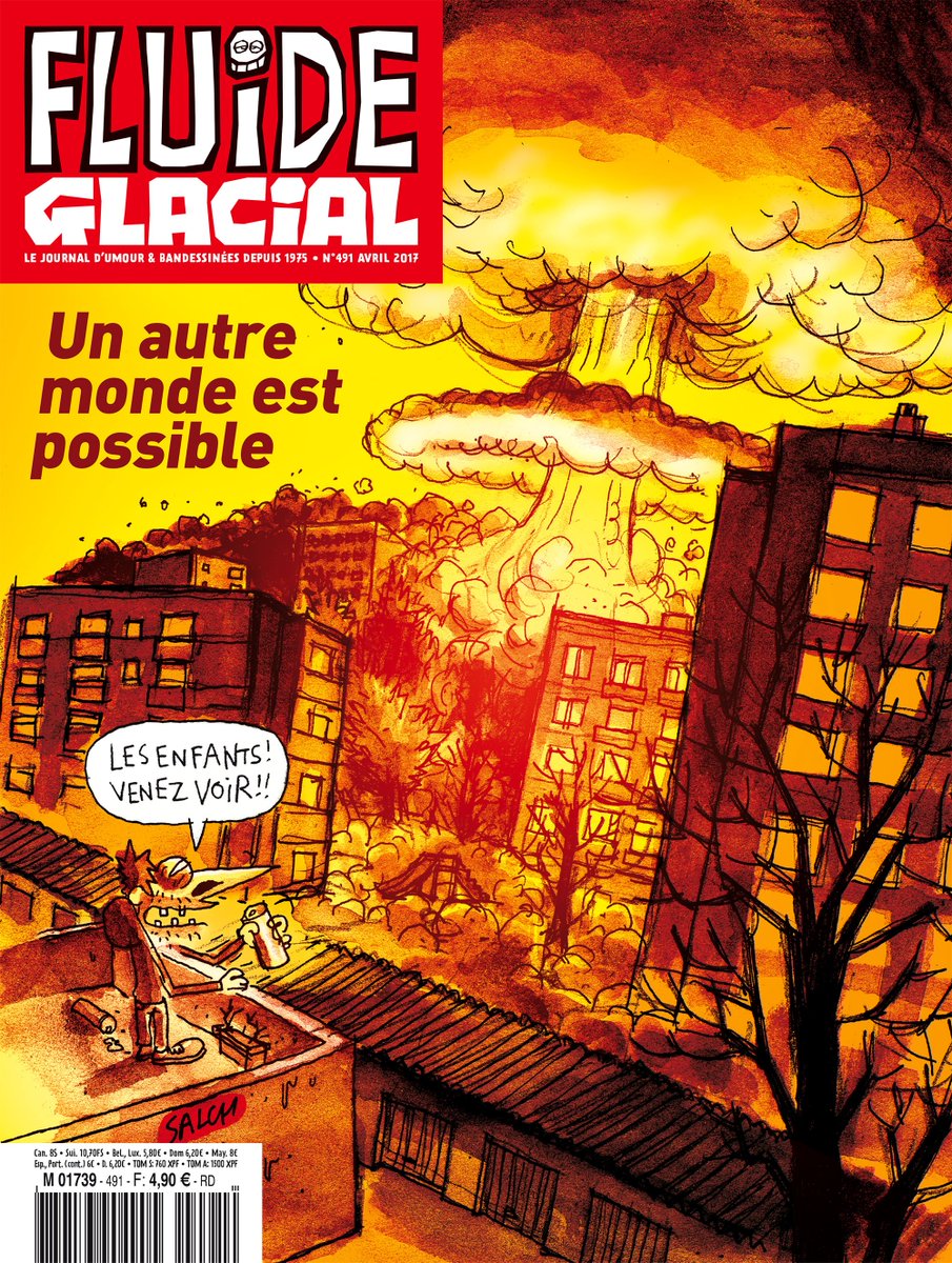 LeFluideGlacial's tweet photo. Demain 6 avril 2017, Fluide Glacial 491 sera en kiox ET IL PÈTE LE FEU !
https://t.co/qIeKablKB4 https://t.co/Y2Z5IUHXNQ