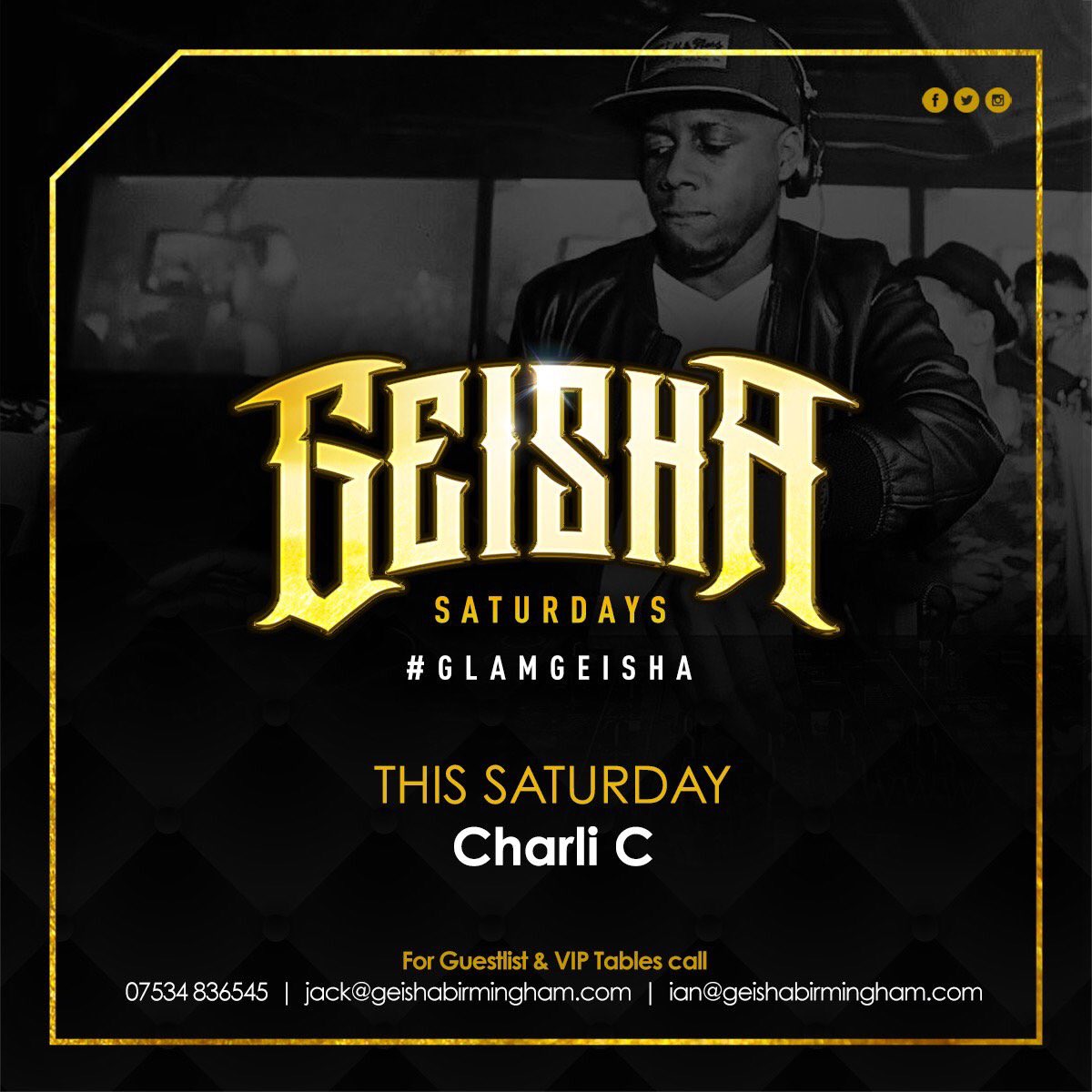 geishathecube's tweet photo. Saturday at @geishathecube with @charlideejay on the decks 😍🍾🕺🏿 #GLAMGEISHA https://t.co/h44gz4LMPK