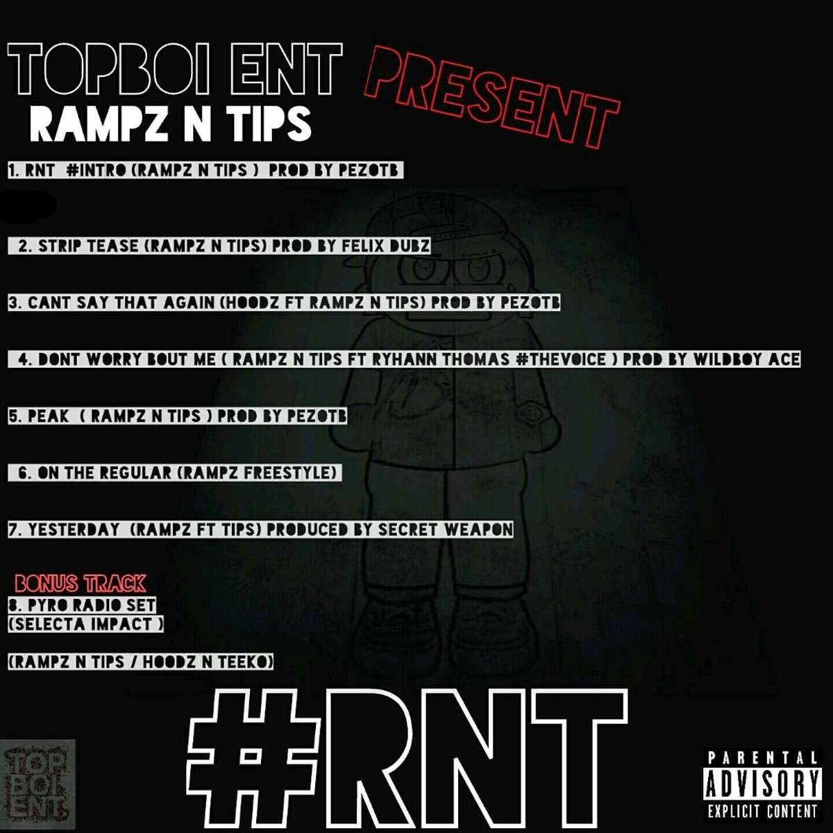 TipsLDN's tweet photo. #TrackList for @RampzLDN N @TipsLDN  #RnT The #Ep  Features by @Ryhann_Thomas / @selectaimpact / @PyroRadio / @HoodzODM / @teekoODM  💥💥💥💥💥🔊🔊 https://t.co/XaqRL5VDwm
