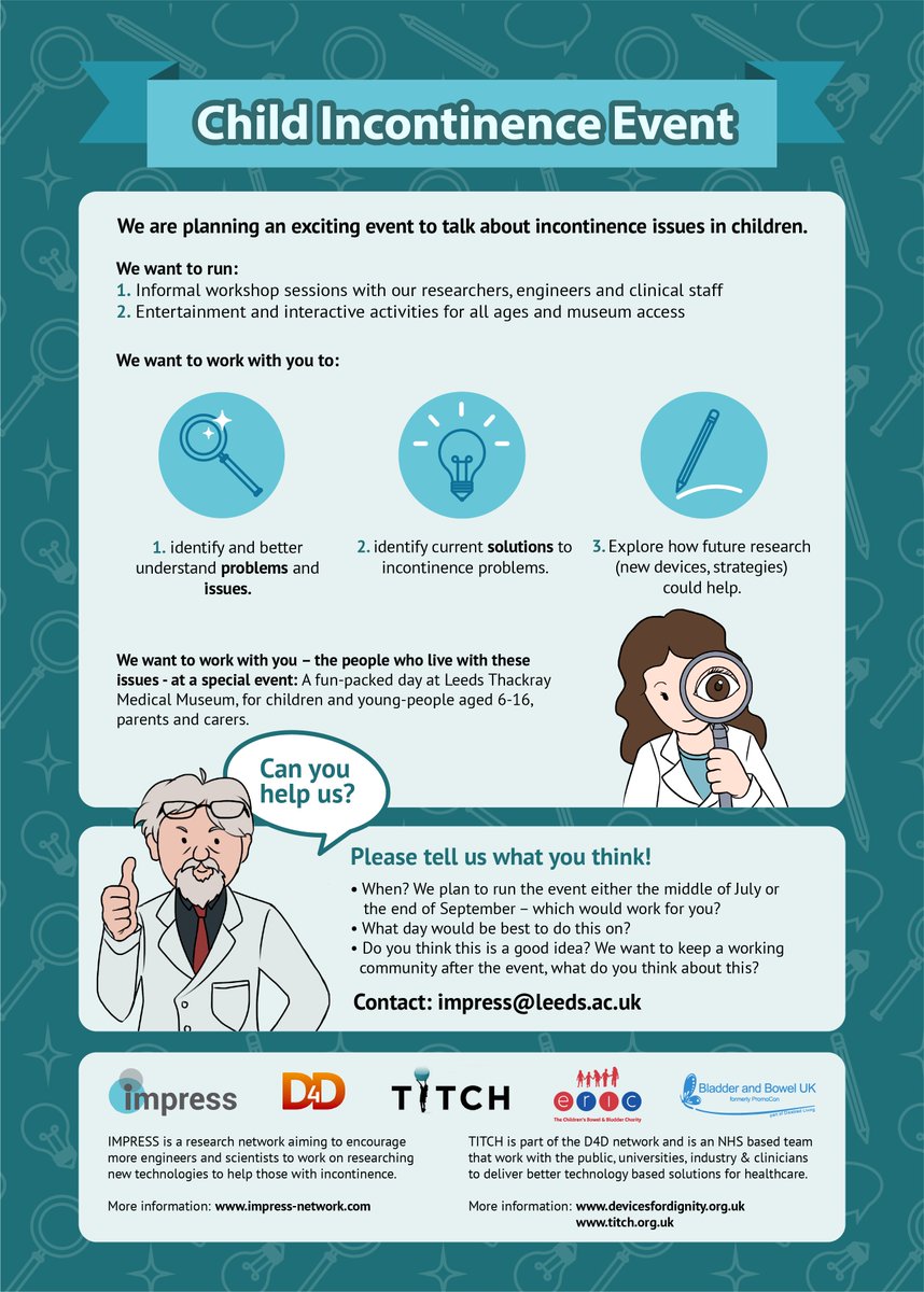 Bladder Bowel Uk Bbuk On Twitter Child Incontinence Event Event For Incontinence Issues In Children Eric Uk Impressleeds Devices4dignity Titchinnovate Kidstoilettalk Https T Co U1b7ii3ej8