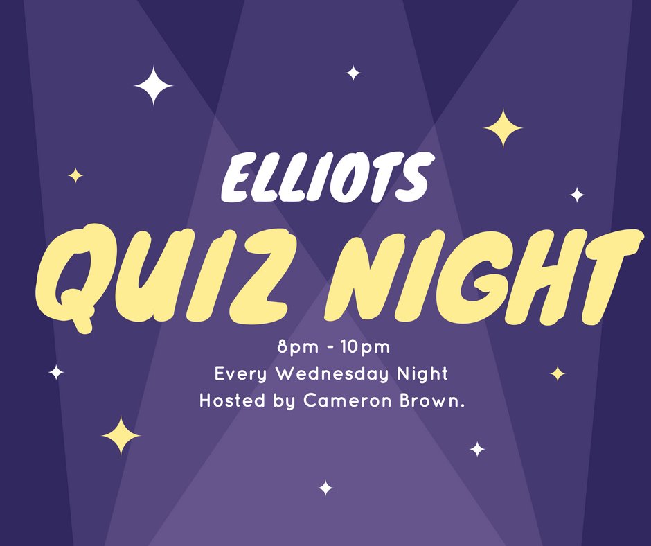 Elliots Gameshow Quiz is tonight! <a href="/buzzafterdark/">buzzworksafterdark</a>