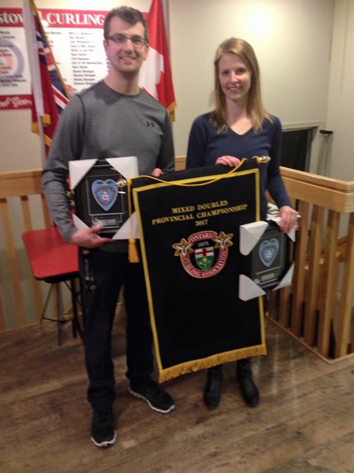 Cheering for <a href="/TyStewy17/">Tyler Stewart</a> &amp; <a href="/NicoleWestlund/">Nicole Westlund Stewart</a> in the <a href="/CurlingCanada/">Curling Canada</a> Mixed Doubles #Curling Champ! Follow: curling.ca/2017mixeddoubl… #curlinglife