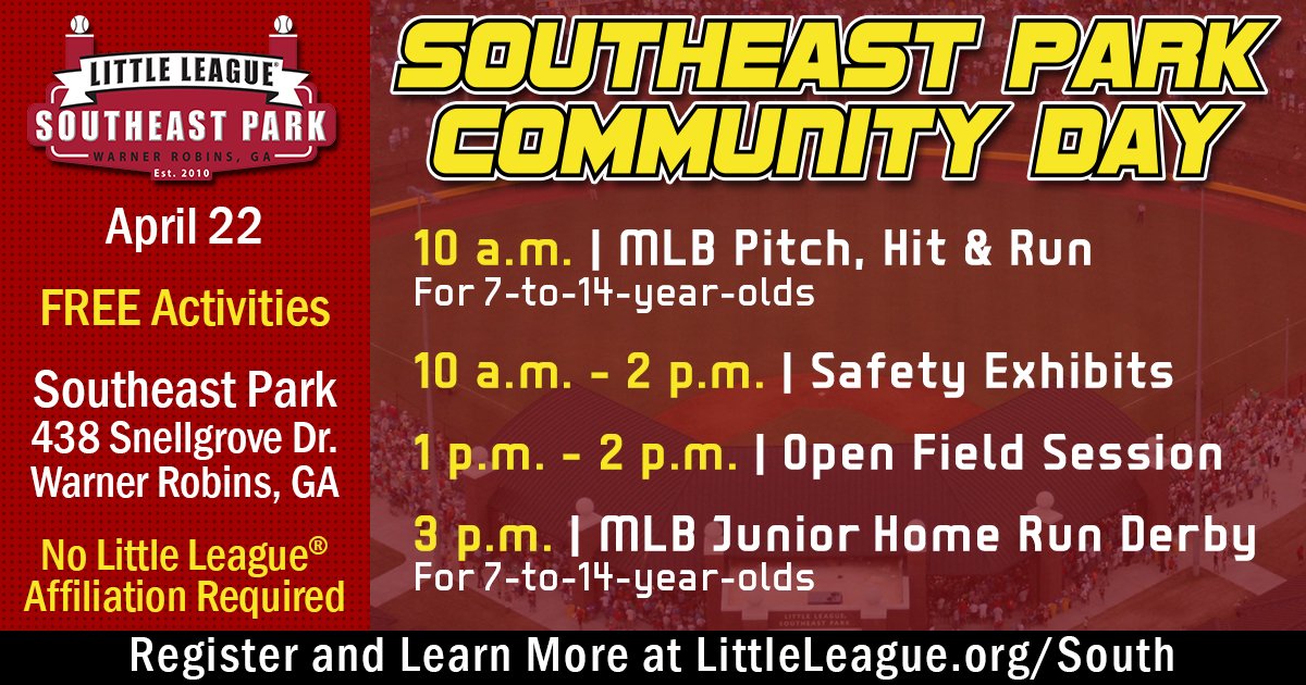 LLSoutheastern's tweet image. Join us April 22 for Southeast Park Community Day with FREE events for EVERYONE! Learn more and register: bit.ly/SeParkDay17