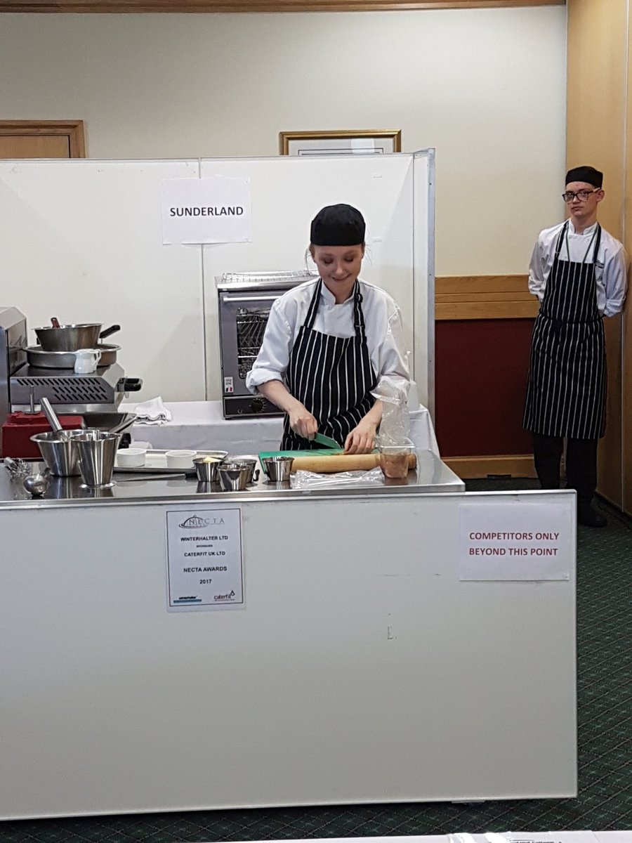 _CityBistro's tweet photo. Tamara from  @sunderlandcol  soufflés coming on well @NectaChef https://t.co/zpIZzAvS7K