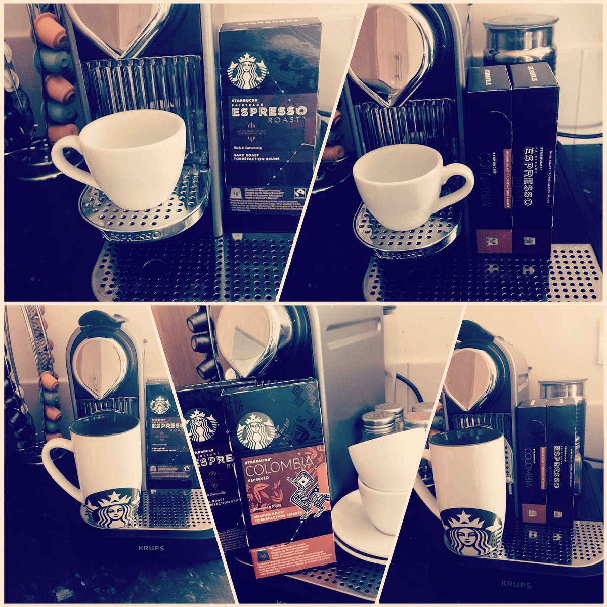 GillianL88's tweet photo. Asda is selling the Starbucks nespresso pods 😍@NespressoUK  @StarbucksUK #coffeeaddict https://t.co/YT3192PGYh