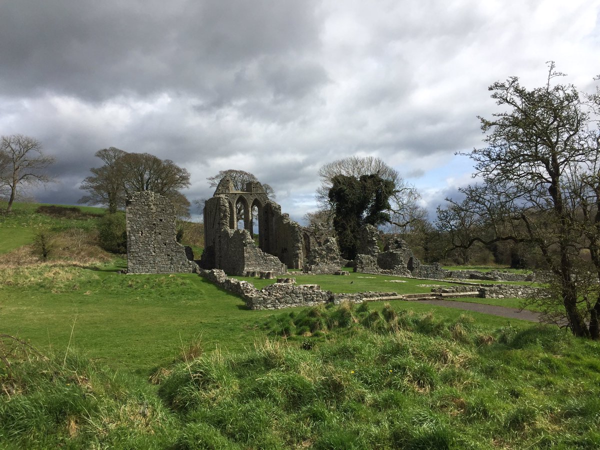 Doing some photography work at Inch Abbey today