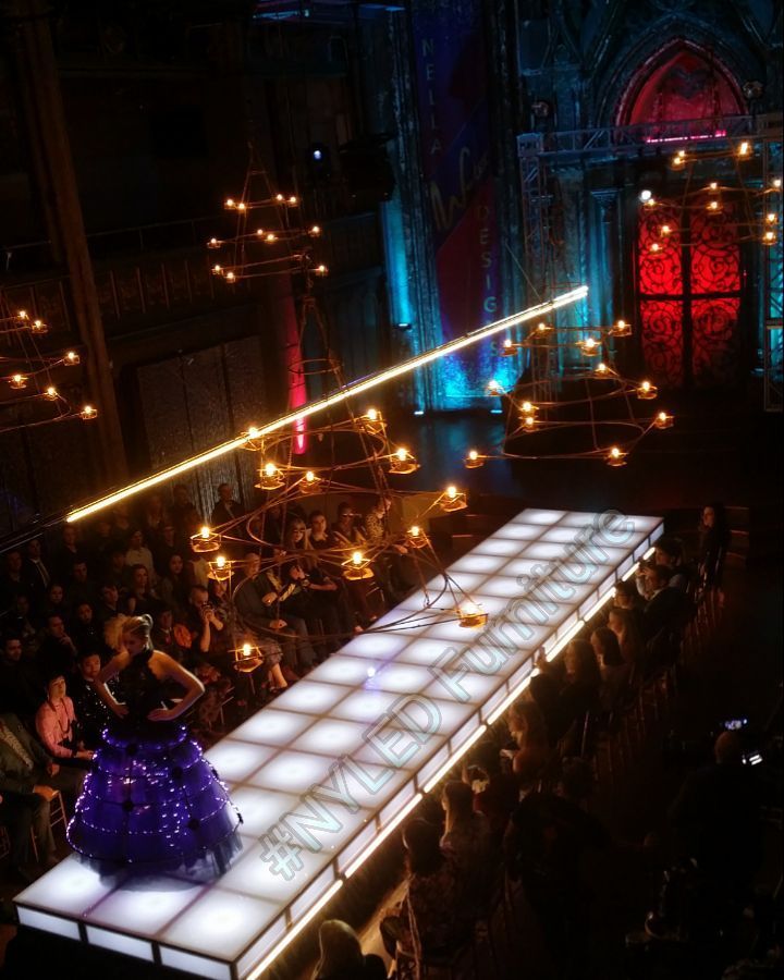 NYLEDFurniture's tweet photo. @kelsey_elliot shows off her dress for the #bullcbs #fashionshow on our #ledrunway 
#nyled .
.
.
.
.
#nyledfurniture #fashionshowstage #fas… https://t.co/FUVSqPmH3v