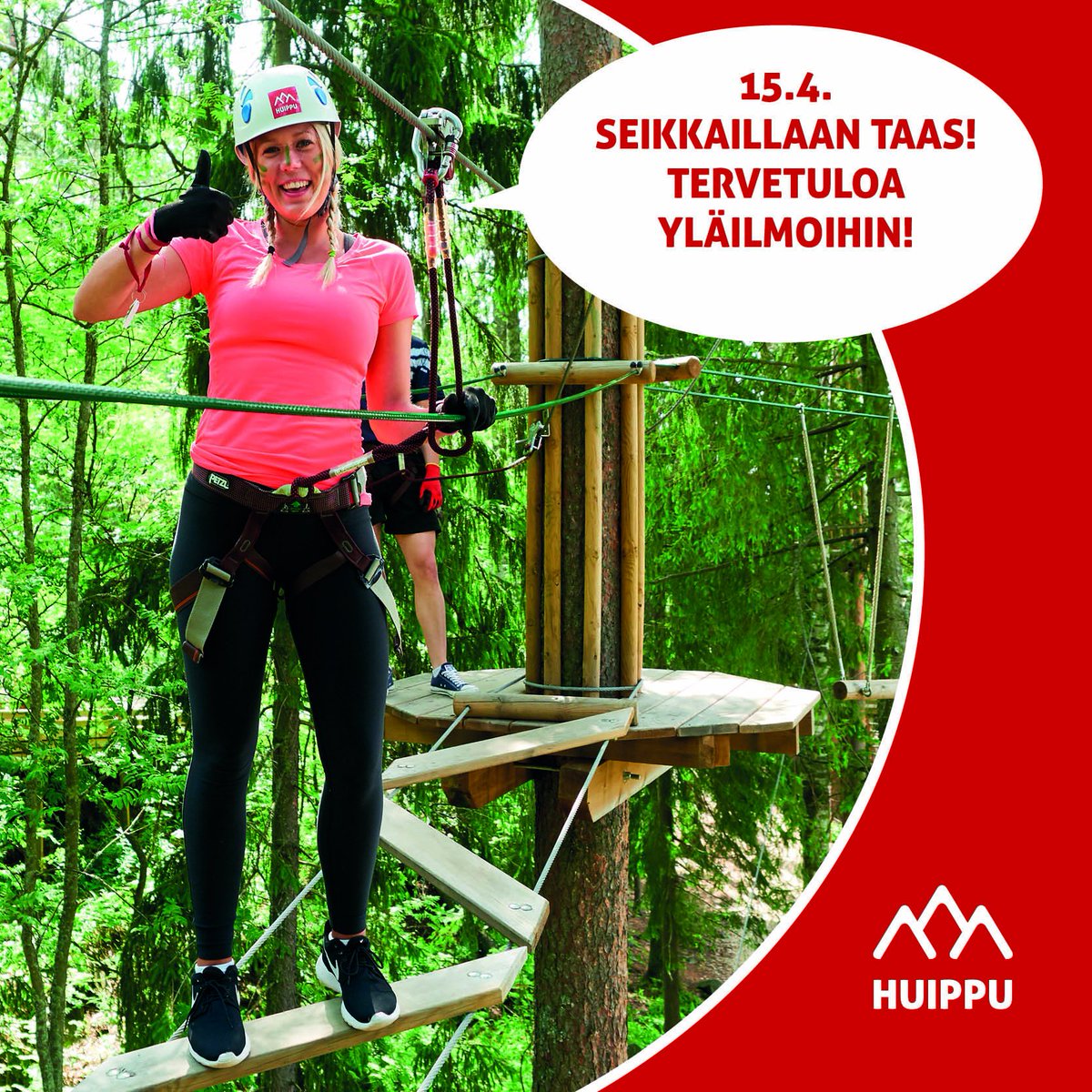 Pääsiäisviikolla seikkaillaan #Leppävaara’n urheilupuistossa ja #Sello’ssa. bit.ly/avajaiset-huip…