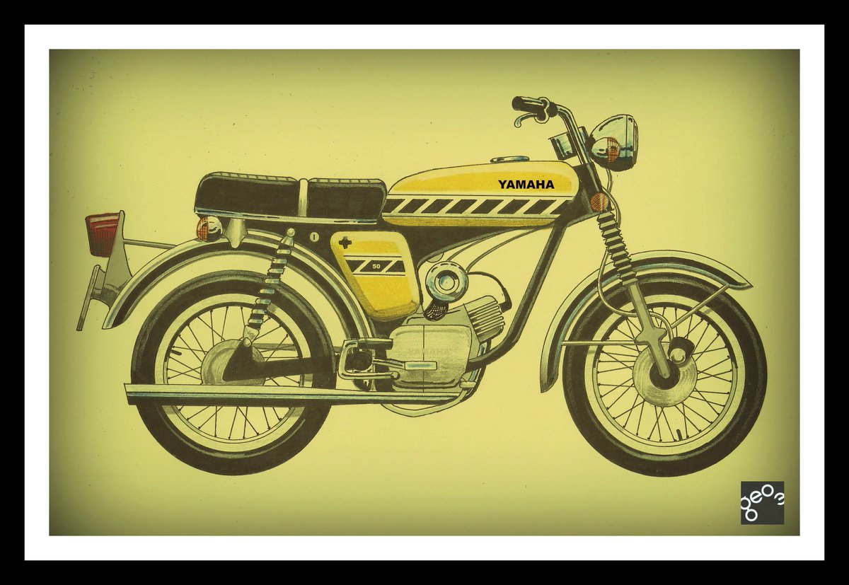 GeorgeCochrane1's tweet image. 🎵 I like smoke and lightning... 🎵 😉😂😂😂✏

#WheelsWednesday Two of them! #Yamaha #Fs1e #Geo3 #Doodle