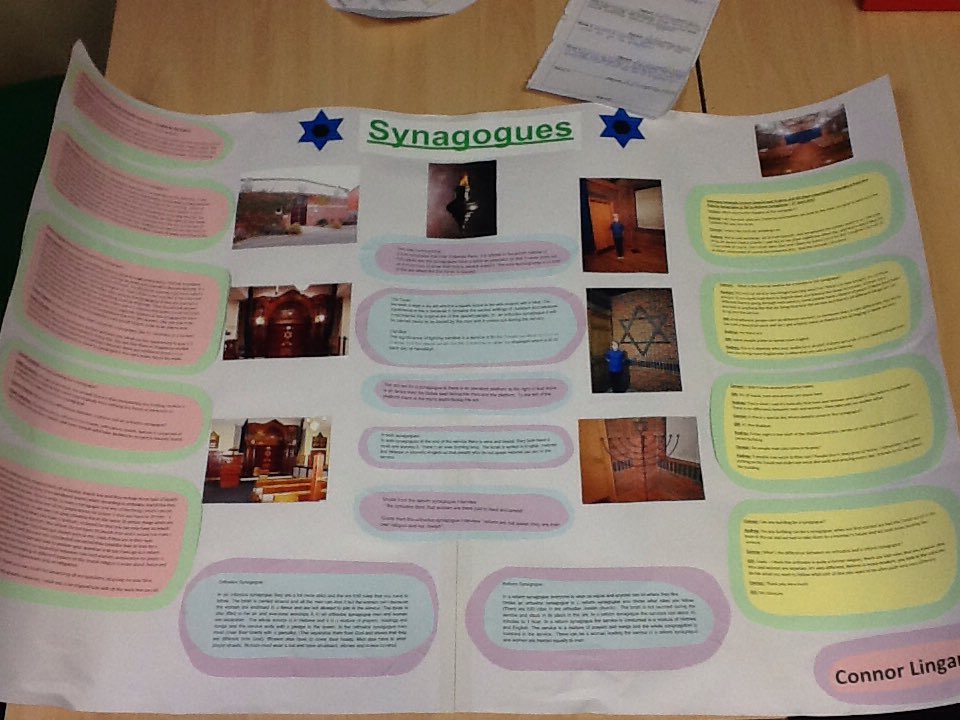 7P Synagogue EHP - incredible effort from Connor Lingard, really going above &amp; beyond by visiting a synagogue to research ^SLH
#judaism