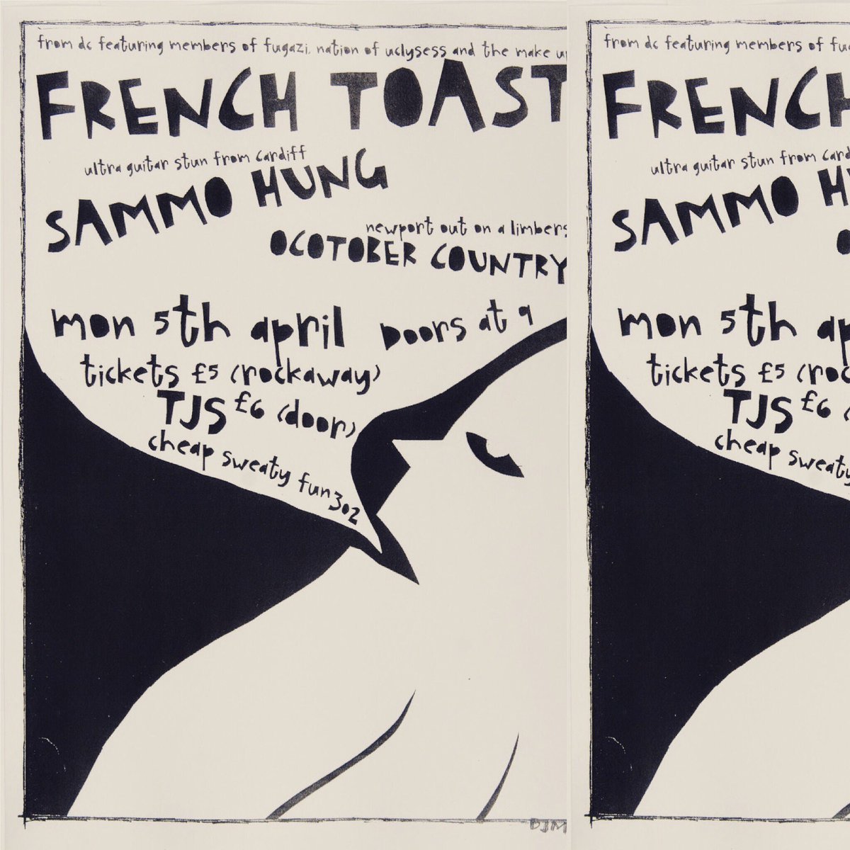 np_jennings's tweet photo. ON THIS DAY 05/04/04: #frenchtoast & #sammohung played #TJs Newport -@dischordrecords #nationofulysses #fugazi #themake-up #musicdoc https://t.co/ftoc01QeaV