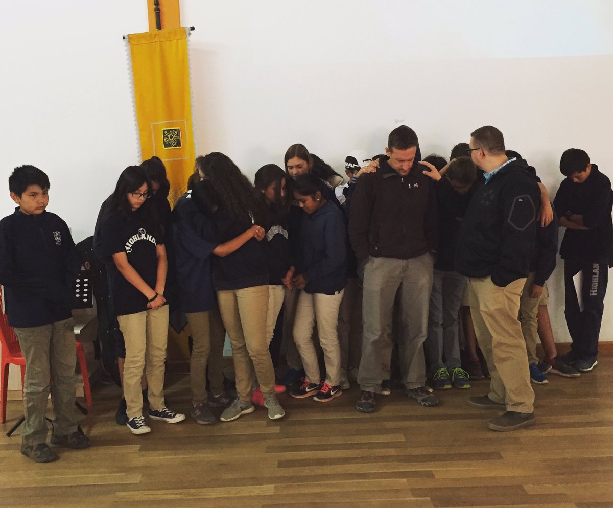 HISnics's tweet photo. We loved getting to pray over our students going on our mission trip this Friday. Please keep them in your prayers all next week! https://t.co/OdUALvTl2j
