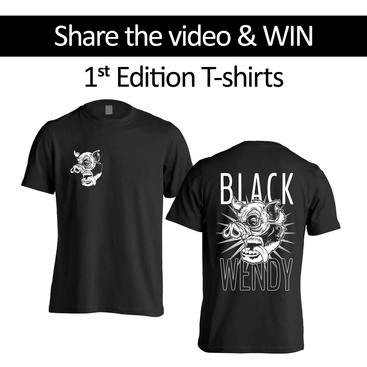 Our new video will be launched this Sunday 9th April at 8pm. Here's your chance to win a Tee x