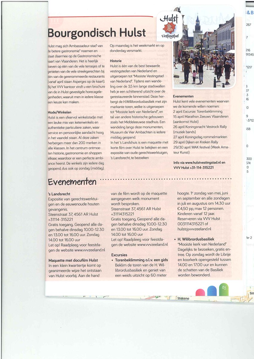 Blij met artikel in de Badkoerier Pasen, welkom voor een dagje  #Hulst aan alle toeristen van de Zeeuws Vlaamse kust hulstvestingstad.nl