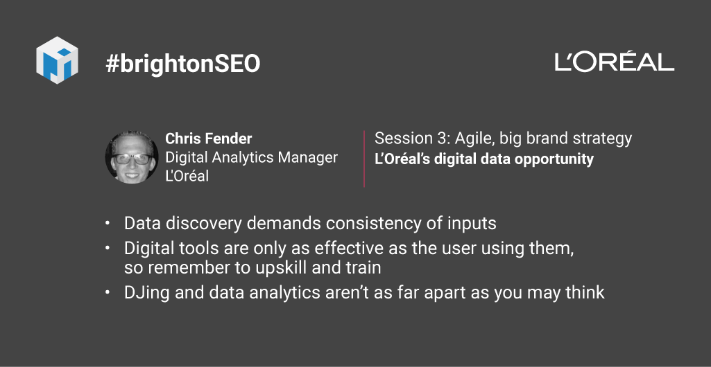 PiDatametrics's tweet photo. You know what to do! Grab @DJRednef's deck and talk takeaways on our website #brightonSEO https://t.co/yXiWqj2739 https://t.co/trXw4j4zPp