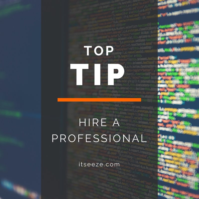 #Website #TopTip Don't create your site yourself. Give your online business its best chance by choosing a professional #webdesign company.