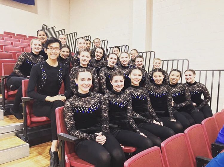 bentleyu's tweet photo. Add us on Snapchat (Bentley_U) to follow along with @BentleyDance &amp; @BentleyCheer today as they compete at Nationals in Daytona, FL! https://t.co/PlkRi21PZT