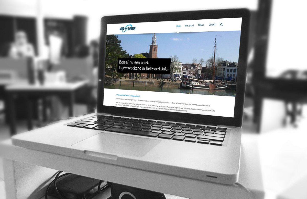 Neem gerust eens een kijkje op de nieuwe website van <a href="/wildopdewallen/">Wildopdewallen</a> die wij gemaakt hebben! wildopdewallen.nl