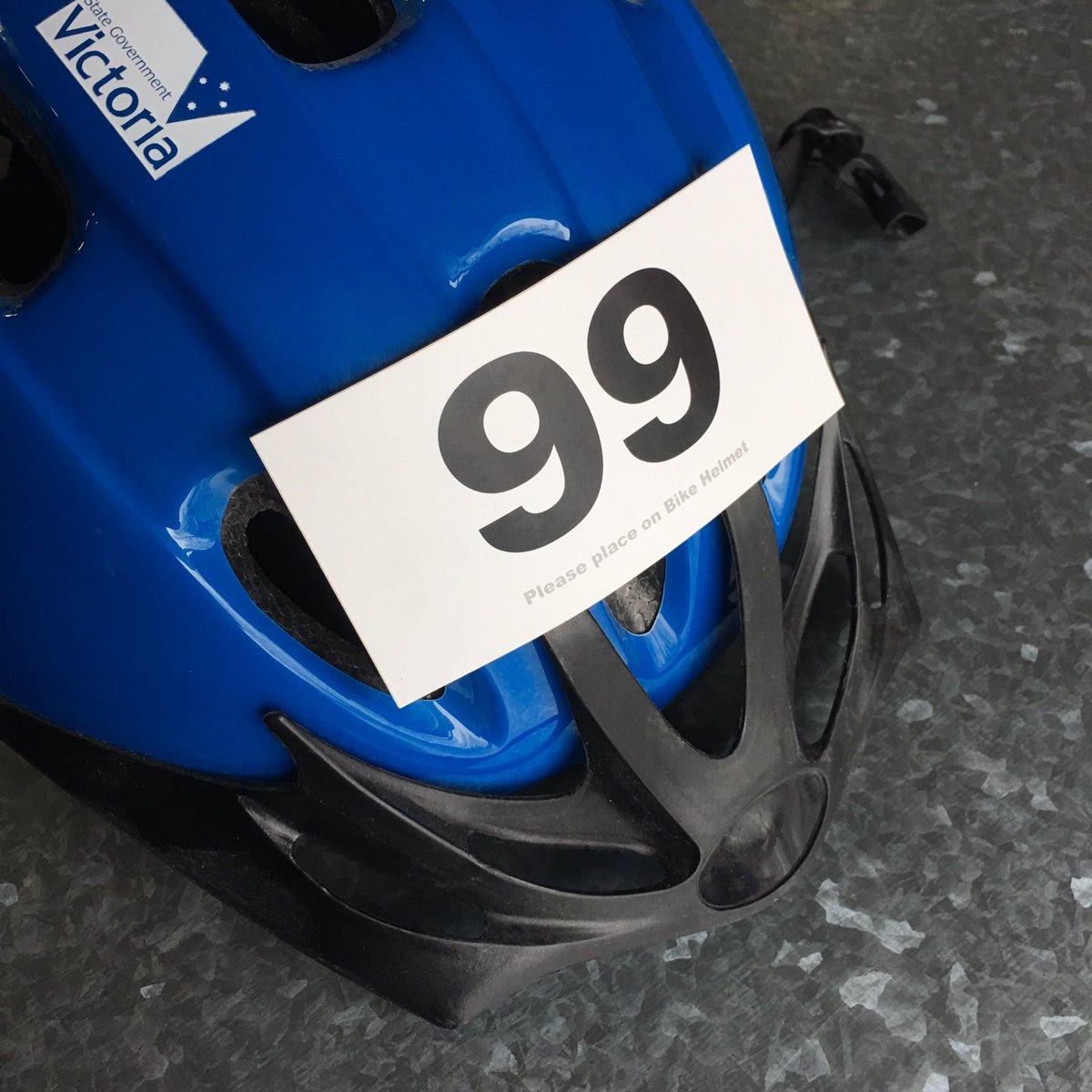 BibNumbers's tweet image. We see you Number 99! Check out our fully customizable Helmet Stickers #bibnumbers
