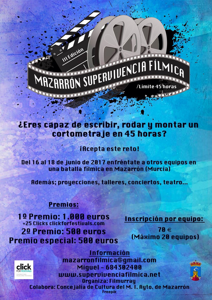 Organizamos este festival de cortos. Un RT nos daría la vida :) ¡Gracias! supervivenciafilmica.net <a href="/festivalescorto/">festivales cortos</a>
