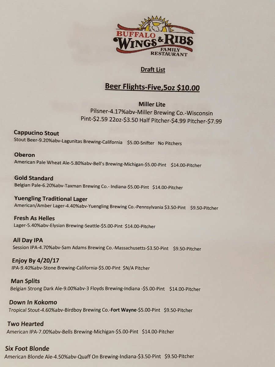 Looking for Stone Brewery's. "Enjoy by?"
We've got a keg tapped at our Coldwater location. Join us tonight for a pint, and some wings!