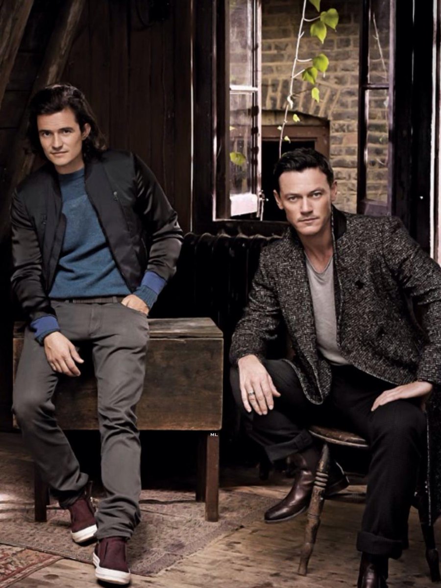 Luke Evans India A Twitter Luke Evans With Orlando Bloom Lukeevans Orlandobloom Thehobbit Thethreemusketeers