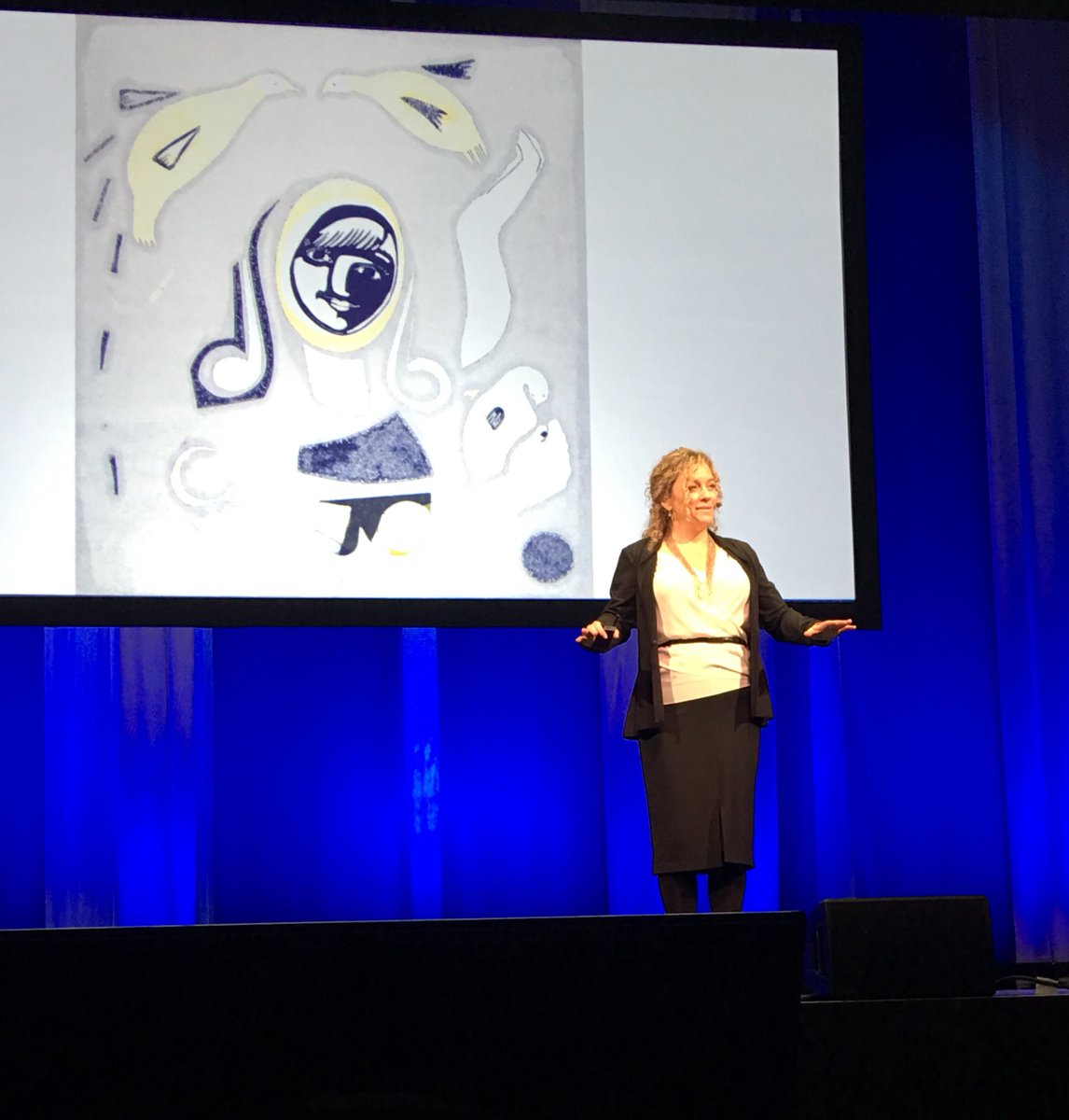 __SOTR__'s tweet photo. Yesterday: @AllisonMassari delivering #keynote for #HMHisOne (photo cred. @HMHNewJersey) https://t.co/G7CcZ8aQKC