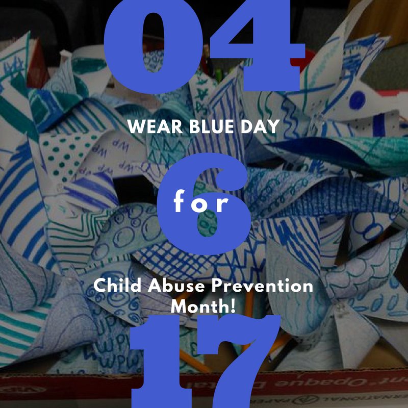 Join <a href="/Meck4Kids/">Meck End Child Abuse</a> by wearing blue on Thurs., April 6, to show support for child abuse prevention! #PassThePinwheel meck4kids.org
