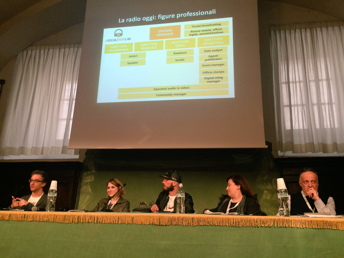 socialradiolab's tweet photo. La radio oggi: quali sono le nuove figure professionali che ha introdotto il #digitale? ➡️ #ijf17 #socialradiolab https://t.co/Kzbcpifp6Z