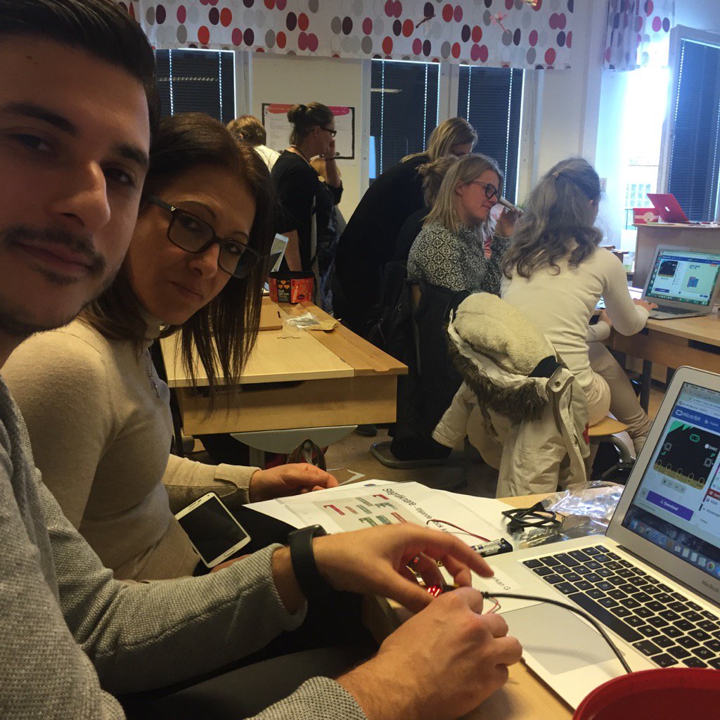 Microbit inspiration med bästa kollegorna#töjnan