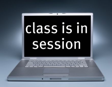 Today's workshop: Writing for Online Classes includes tips for expectations &amp; tools to make a good impression. Join us at 2:30pm, Bohn 494.