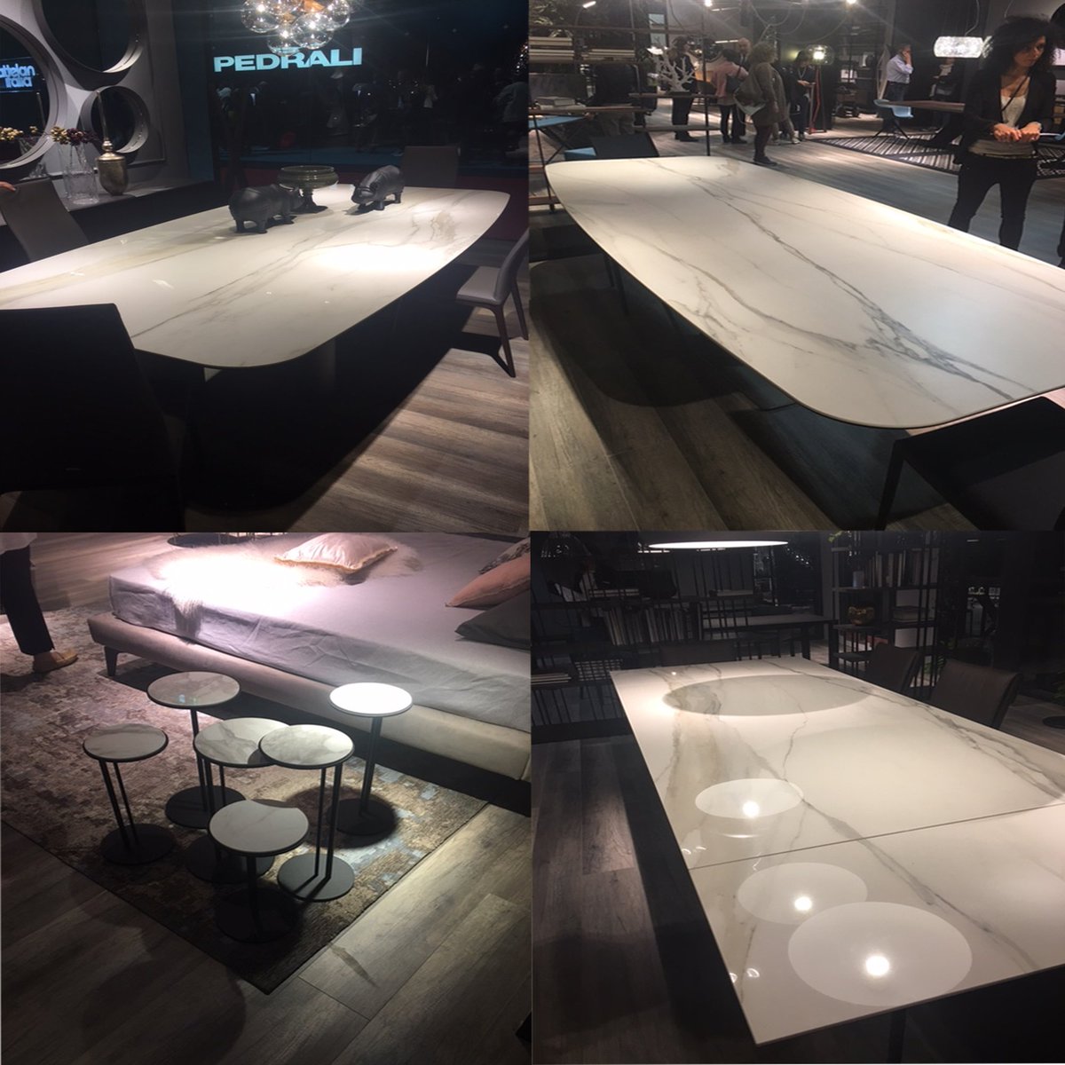 CHAPLINS's tweet image. Marble in Milan! @CattelanItalia , displays stunning marble items in #Salone17 ! #Hotfrommilan #moderndecor #interiorgoals!