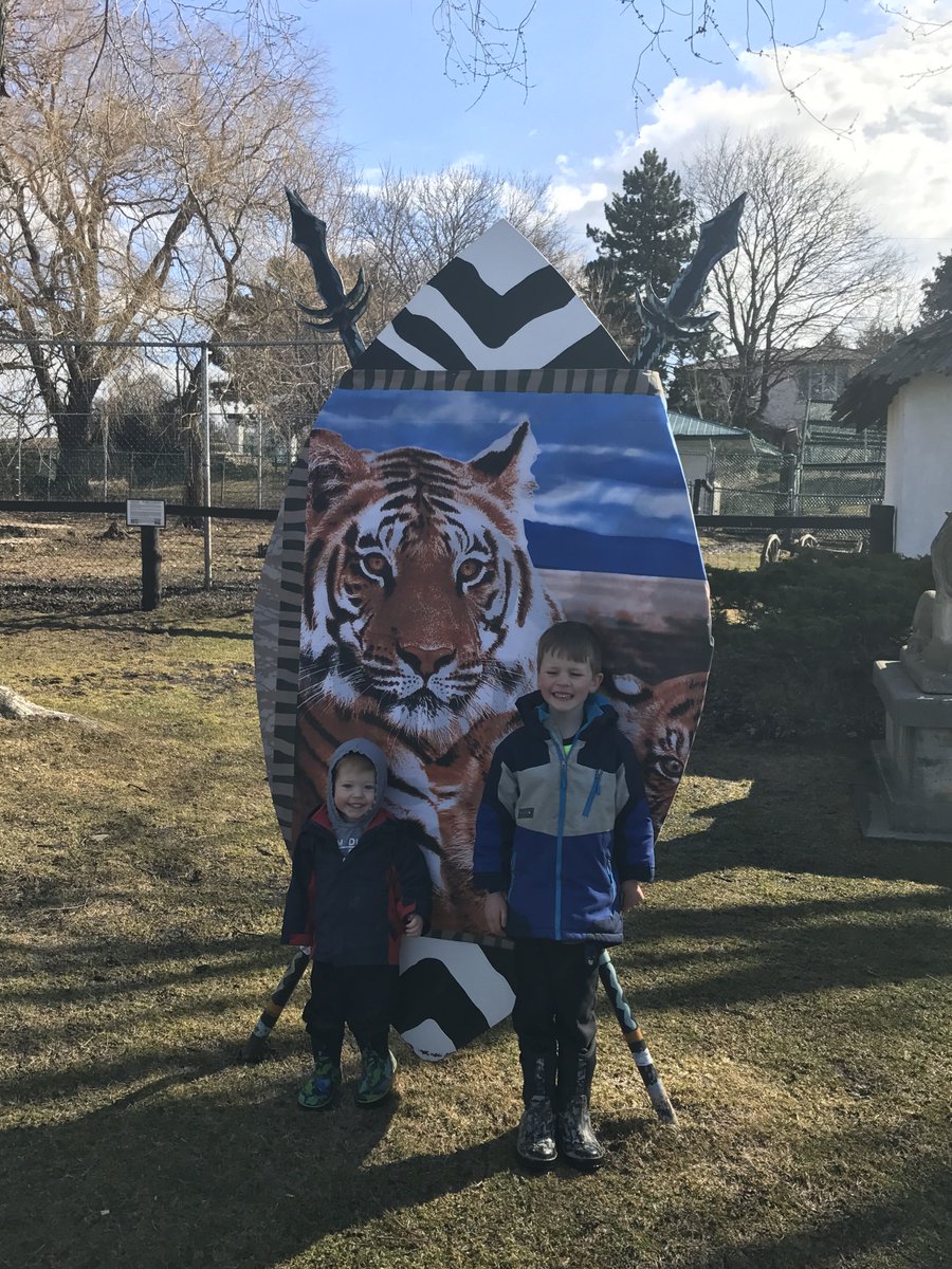 tasmith2006's tweet photo. The boys had fun at Jungle Cat World. Hunter loved seeing all the animals. He was amazed by the loins and loved petting the chickens 🐔 lol https://t.co/PcYcC6GU8X