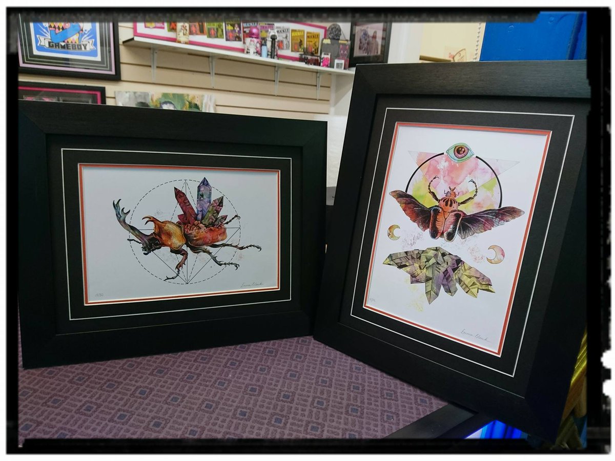 SpaldingFraming's tweet photo. Some new art for the workshop Available from https://t.co/Erg8wtbT2X @googoogilly 
#EmmaBlack #Art #PictureFraming https://t.co/OiTW0DkOBH