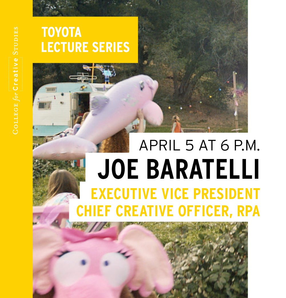 CCSMFATransDes's tweet photo. TONIGHT @ #CCSDetroit #CCSAlumni &amp; EVP/CCO @RPA_advertising Joe Baratelli, next @Toyota Lecture Series in #Design. https://t.co/msE6JbMXTR https://t.co/vGTKnu3Wre