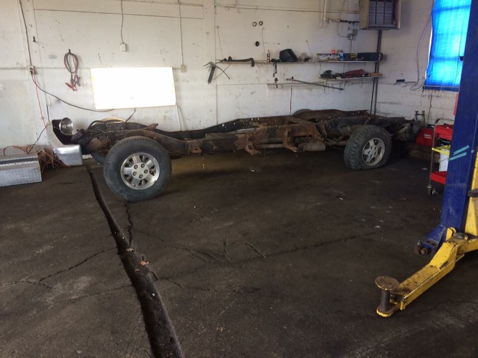 AirmidAuto's tweet photo. Airmid Automotive -new project! Frame off restoration on a 1985 Chevy Pickup Truck! @LMCTruck @SummitRacing @JC_Whitney supplied some parts! https://t.co/siqenfH3S4