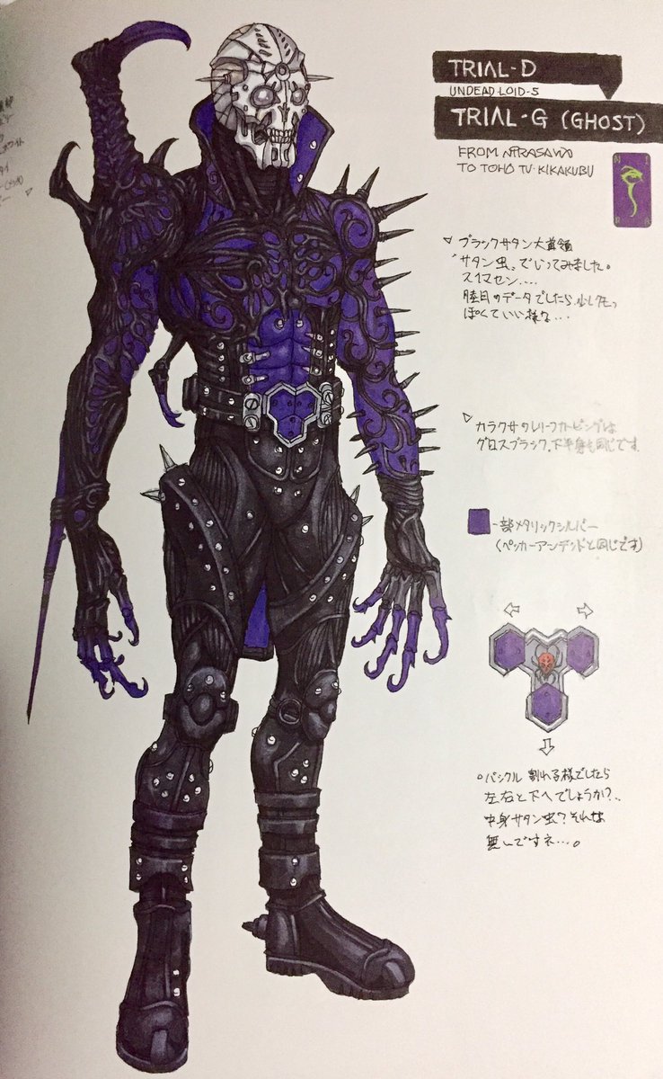 ブラックサタン大首領が元ネタの改造実験体トライアルG 東映Pの宇都宮