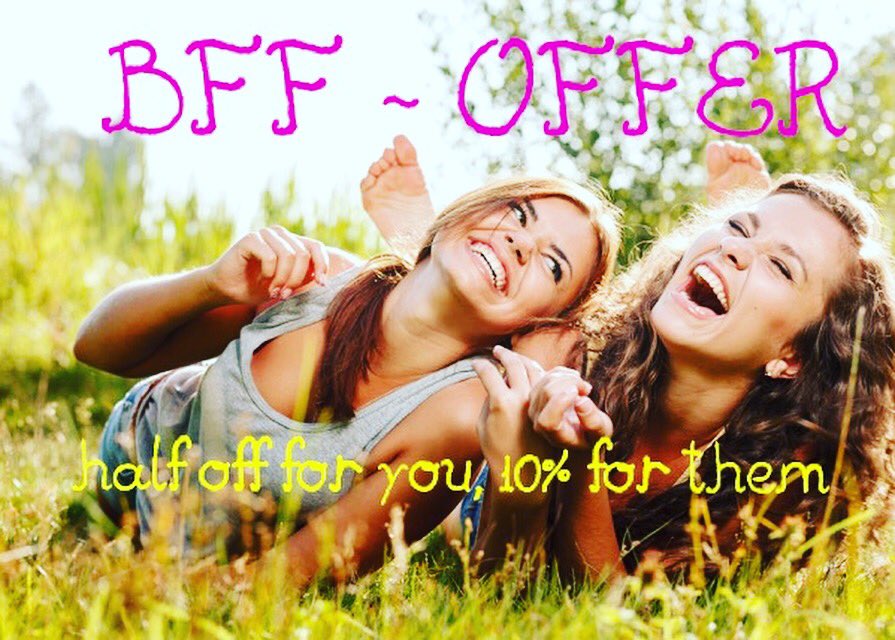 FlokSalon's tweet photo. Recommend a friend for half off your hair, and 10% off for them. Go on treat your BFF! #hair #islington #caledonianroad  #offer https://t.co/Riv0xhzzpk