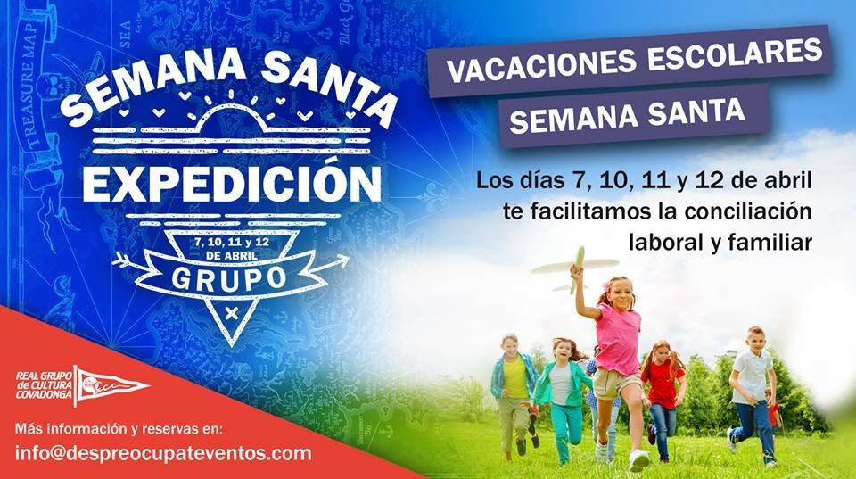 Esta Semana Santa, no dejes que se pierdan la #ExpediciónGrupo. Mañana, ¡ÚLTIMO DÍA PARA INSCRIBIRSE! #RGCC