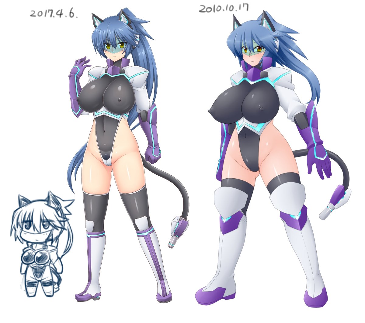 せっかくだし比較。流石に7年経つと全然ちげぇ。 