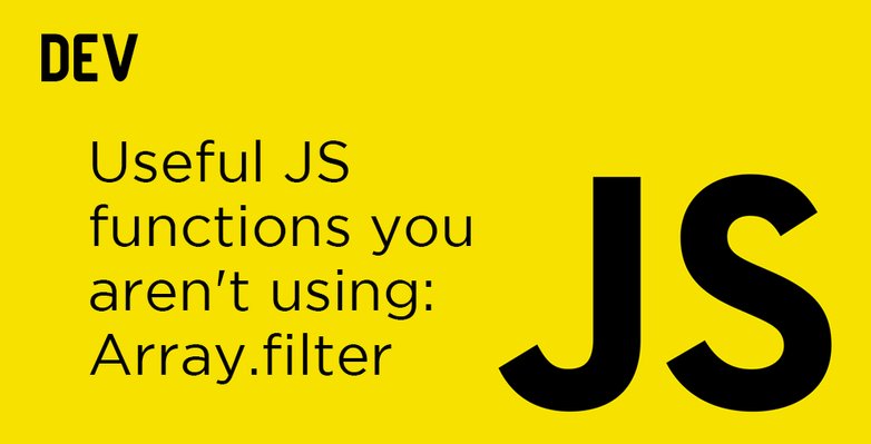 MentorMate's tweet image. Useful JS functions you aren&apos;t using: Array.filter dev.to/aeiche/useful-… #javascript  #javascriptfatigue #development