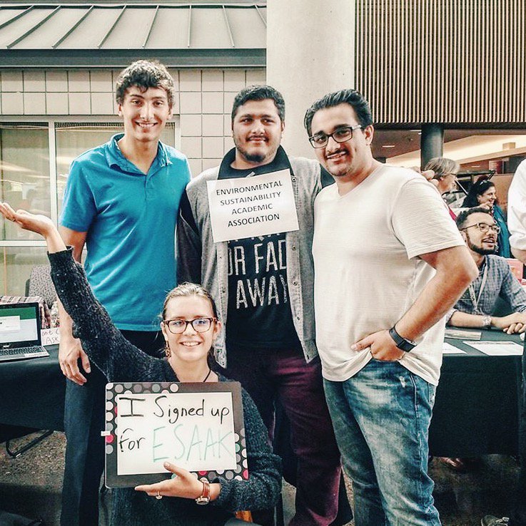 KSAcouncil's tweet photo. April's #ClubOfTheMonth is @ESAAKwantlen -- Interested in Environmental Sustainability? Give them a follow! #KPUcampuslife https://t.co/khJfy32crL